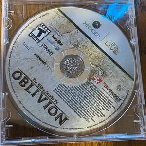 The Elder Scrolls IV: Oblivion (Xbox 360) Disc Only, Tested, Working